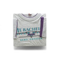Bend, OR / Vintage, Fake-Layered S/S Tee "Mt. Bachelor"