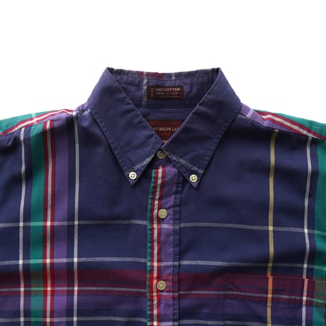 Chaps Ralph Lauren / Vintage, Madras Plaid B.D L/S Shirt