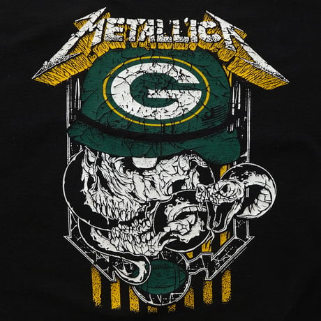 Metallica × Green Bay Packers / Bootleg Mash-Up, S/S Tee