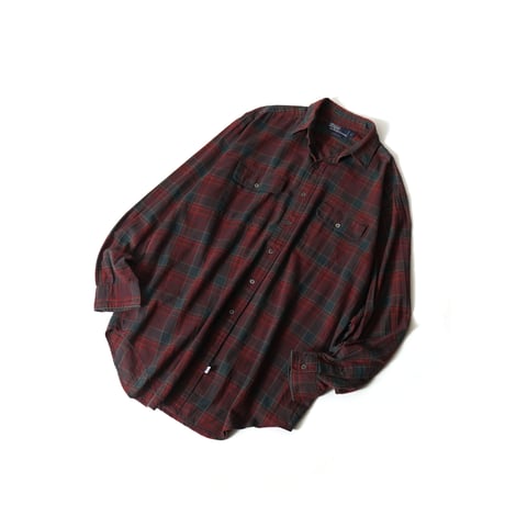 Polo Ralph Lauren / Vintage, Tartan Plaid Cotton L/S Shirt