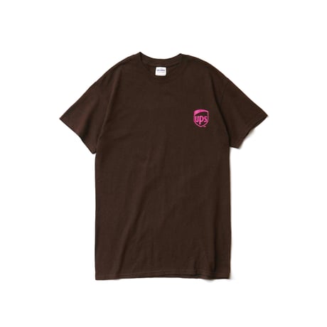 UPS / Logo S/S Tee "Brown Supports Pink"