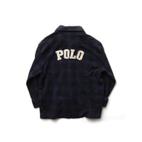 【Kids】Polo Ralph Lauren / Plaid Sweatshirt Fabric Opern Collar L/S Shirt