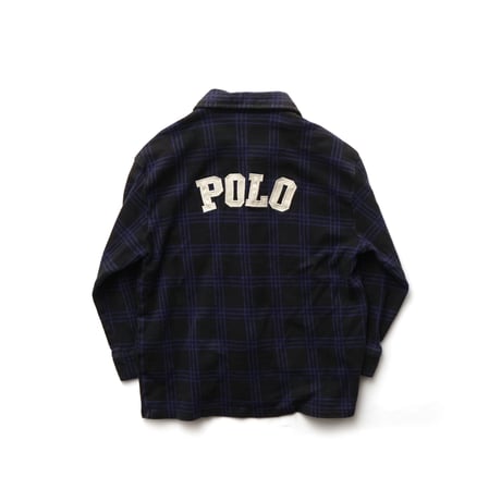 【Kids】Polo Ralph Lauren / Plaid Sweatshirt Fabric Opern Collar L/S Shirt
