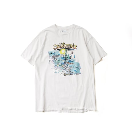 California / Vintage, Map Souvenir S/S Tee
