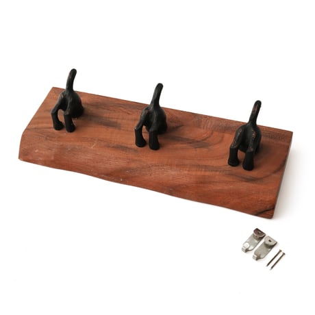 Antique, Dog Tail Wood Wall Hook