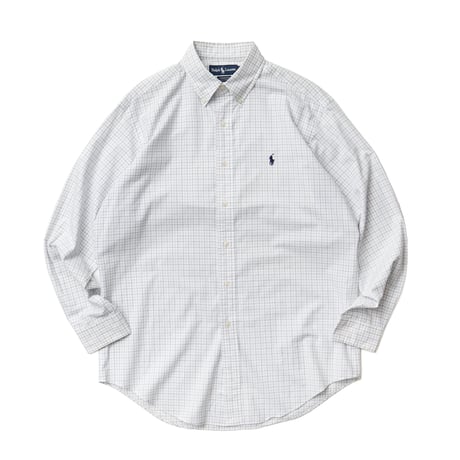 Ralph Lauren / Vintage, Plaid B.D. L/S Shirt "Yarmouth"