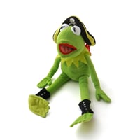 Kermit the Frog / Vintage, Plush Toy "Pirates"