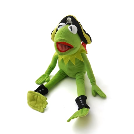 Kermit the Frog / Vintage, Plush Toy "Pirates"