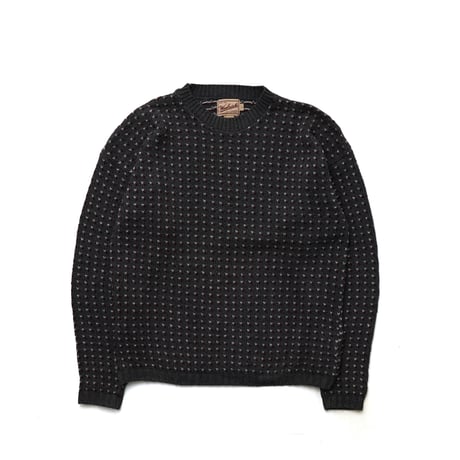 Woolrich / Vintage, Birds Eye Cotton Knit Crewneck Sweater