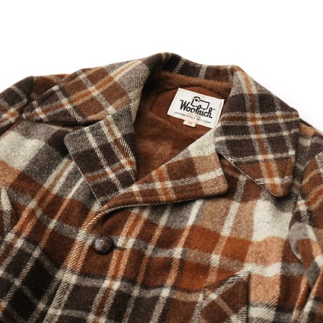 Woolrich / Vintage, Wool Tweed Sherpa Plaid Coat