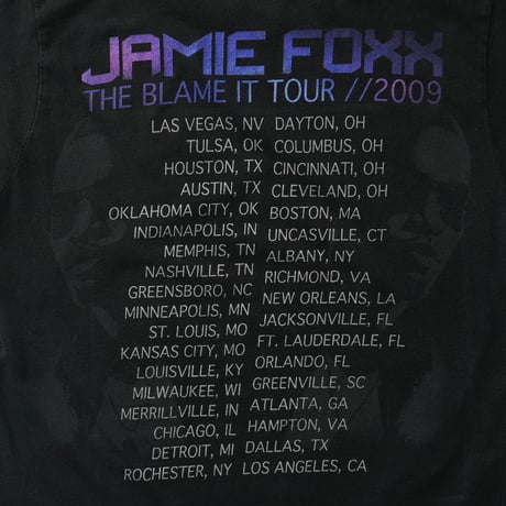 Jamie Foxx / Bootleg, The Blame It Tour 2009 S/S Tee