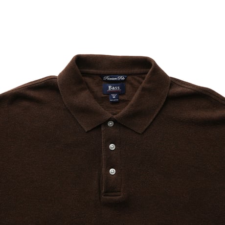 G.H. Bass / Cotton Knit Polo L/S Shirt