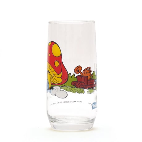 Hardee's / 80's Vintage, Smurf Glass "Lazy Smurf"