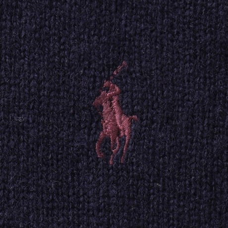 Polo Ralph Lauren / Vintage, Lambs Wool Knit Polo L/S Shirt