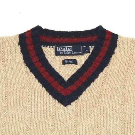 Polo Ralph Lauren / 90's Vintage, Tilden Knit Sweater