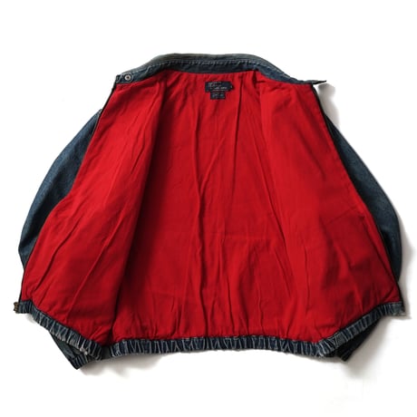 Polo Ralph Lauren / Vintage, Fleece Liner Bayport Denim Windbreaker