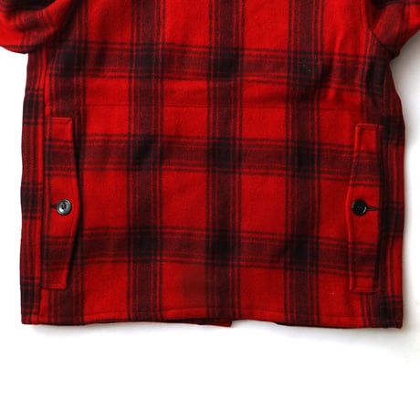 Field Tested by Sears / Vintage, Plaid Wool Melton Blanket Liner Hunting Jacket