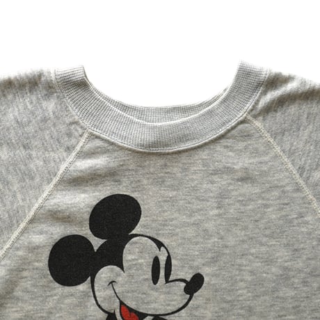 Disney / Vintage, Raglan Crewneck Sweatshirt "Retro Mickey Mouse"