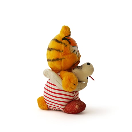 Garfield / Vintage, Plush Toy "Swimmer, Odie Float Ring"