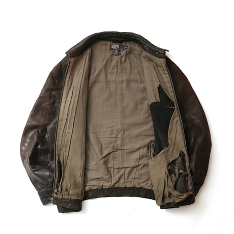 Polo Ralph Lauren / Vintage, Bradford Windbreaker Lamb Leather Jacket