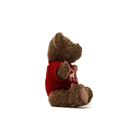 Ralph Lauren / Vintage, Bear Plush Toy "Polo, Reindeer Knit Sweater, 1998"