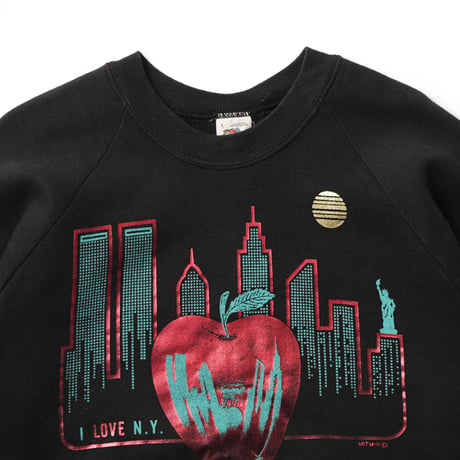 New York / Vintage, Souvenir Crewneck Sweatshirt "Big Apple"