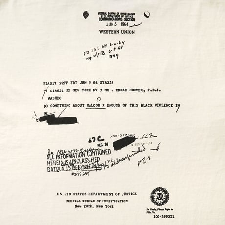 MOTA NYC / Malcom X S/S Tee