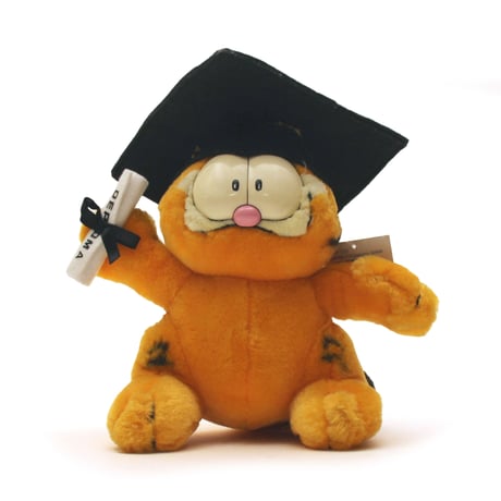 Garfield / Vintage, Graduation Plush Toy