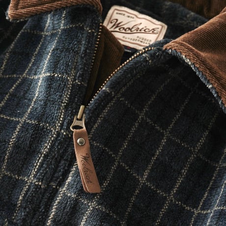 Woolrich / Vintage, Plaid Fleece Quarter Zip Pullover