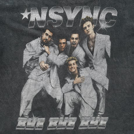NSYNC / Bye Bye Bye Bio-Washed S/S Tee