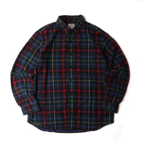 L.L. Bean / Scotch Plaid Flannel L/S Shirt "Traditional Fit"