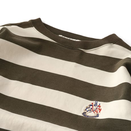 Club Monaco / Striped Crewneck Sweatshirt