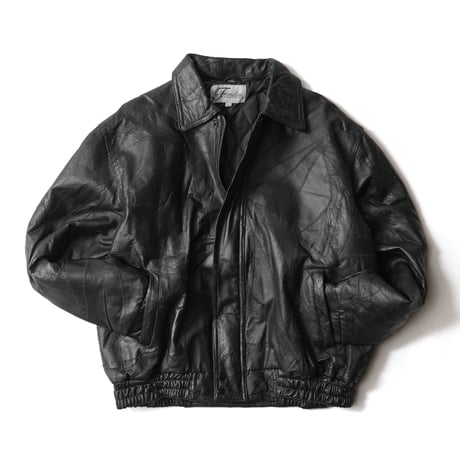Vintage, Patch Work Leather Jacket