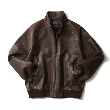 Polo Ralph Lauren / Vintage, G9 Lamb Leather Harrington Jacket