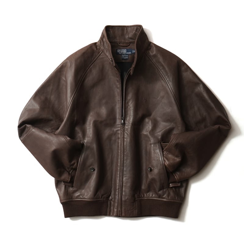 Polo Ralph Lauren / Vintage, G9 Lamb Leather Ha Polo Ralph Lauren / Vintage, G9 Lamb Leather Ha