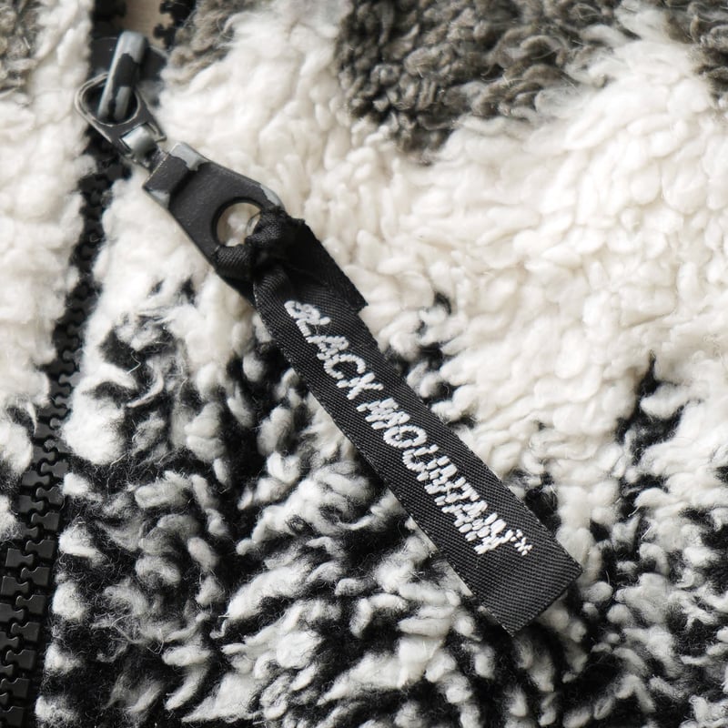 Black Mountain / Vintage, Fleece Zip-Up Jacket 