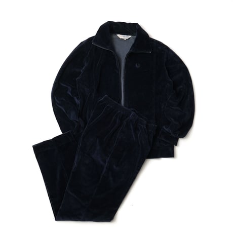 Fred Perry / Vintage, Velour Track Jacket & Pant -Set Up-