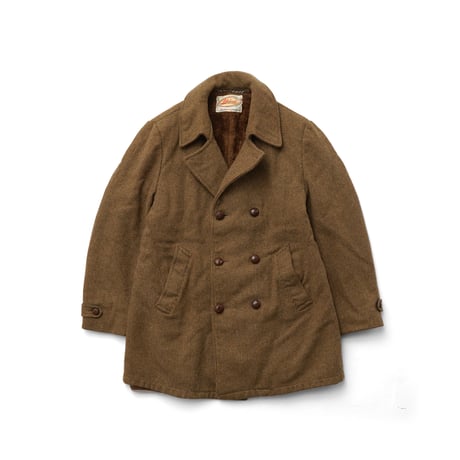 Lakeland Sportswear / Vintage, Tweed Boa Sherpa Pea Coat