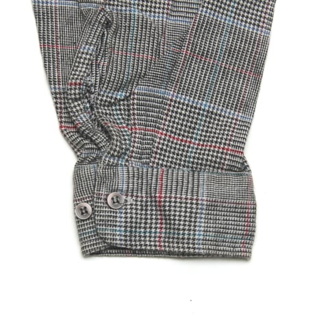 90's Vintage, Glen Plaid B.D L/S Shirt