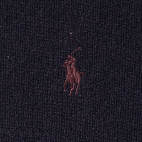 Polo Ralph Lauren / Vintage, Lambs Wool Knit Polo L/S Shirt