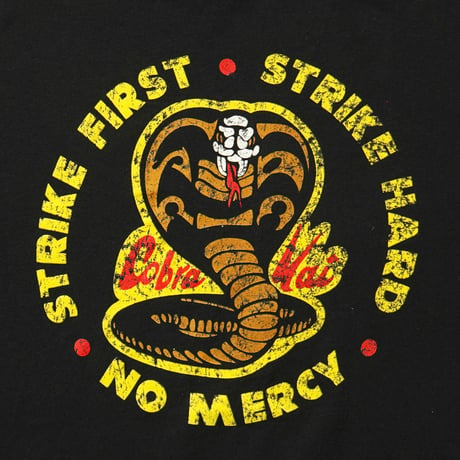Cobra Kai / Strike First, Strike Hard, No Mercy S/S Tee
