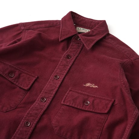 L.L. Bean / Vintage, Flannel L/S Shirt "Chamois Cloth Shirt"