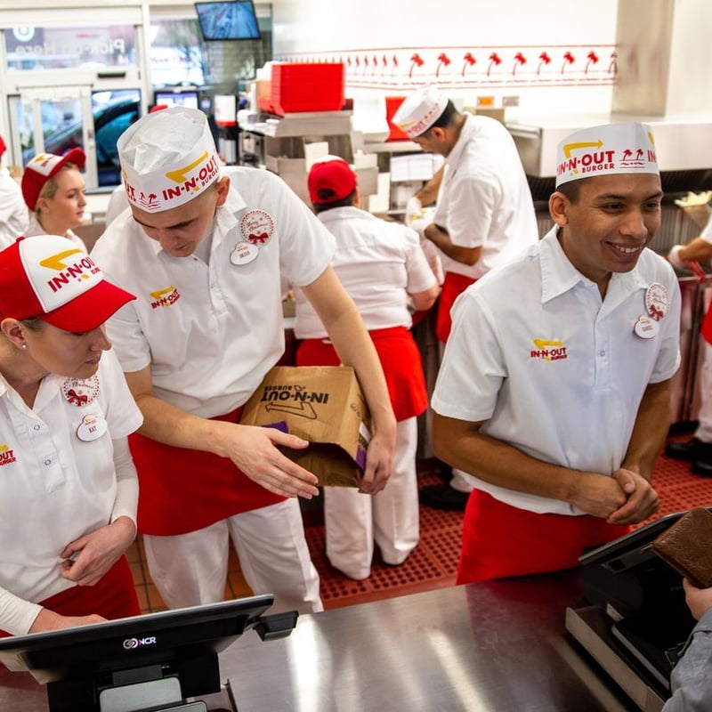 IN-N-OUT BURGER / Stuff Uniform Polo S/S Shirt