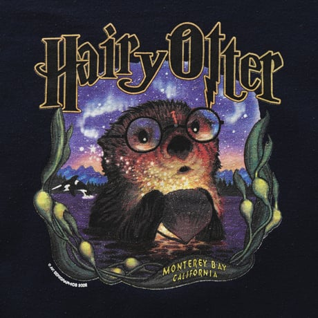 AK Serigraphics / Vintage, Crewneck Sweatshirt "Hairy Otter"