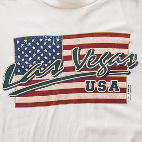 Las Vegas, NV / Vintage, Stars and Stripes Flag S/S Tee