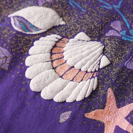 Captiva Island, FL / Vintage, Puffy Paint Sea Shells S/S Tee