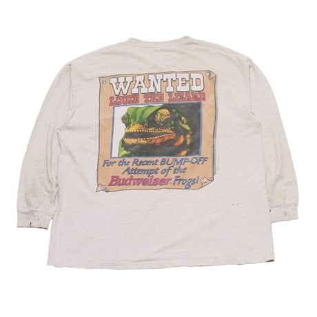 Budweiser / 90's Vintage, Louie The Lizard L/S Tee