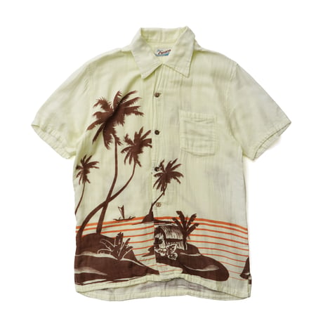Vintage, Open Collar S/S Shirt