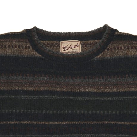Woolrich / 90's Vintage, Nordic Knit Crewneck Sweater