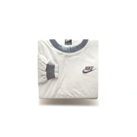 NIKE / Vintage, Two-tone Striped Rib Crewneck Sweatshirt "Foot Locker Exclusive"